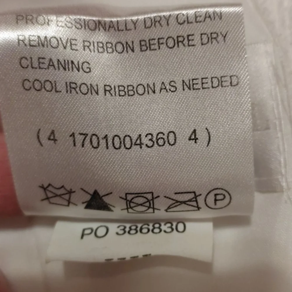 David's Bridal White Miniature Bride Dress. Wedding Formal Elegant - Picture 4 of 7